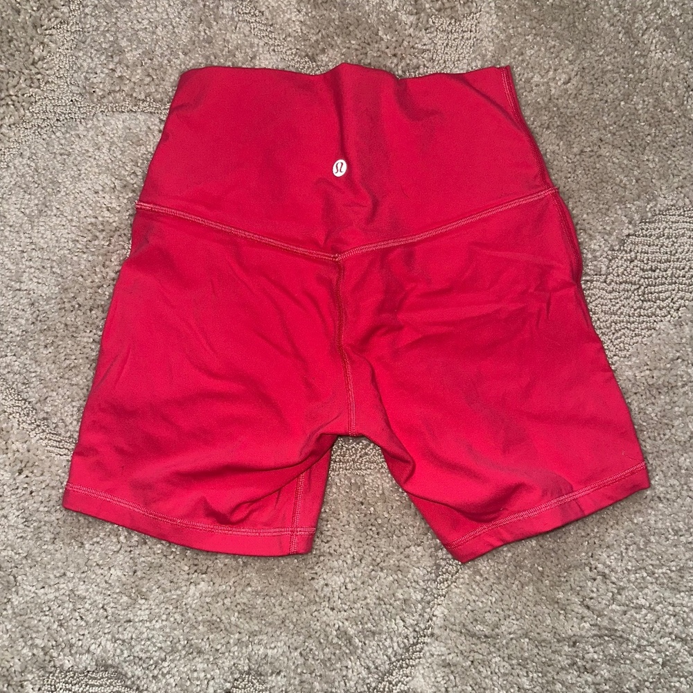 Pink Lululemon Align short 6 in